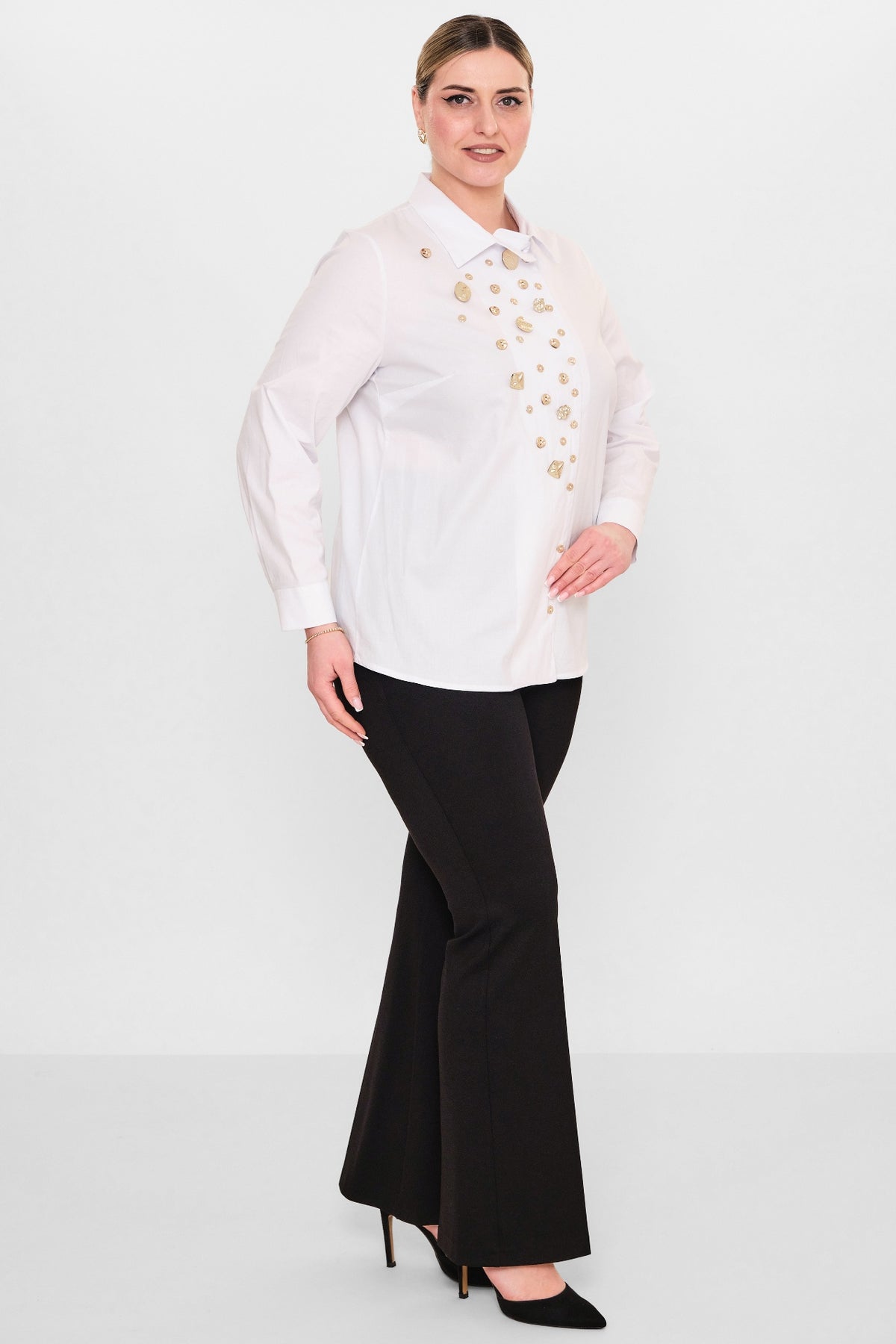 Ebberro - Plus Size Shirt (EBR26Y26302BB) - 8690200108105