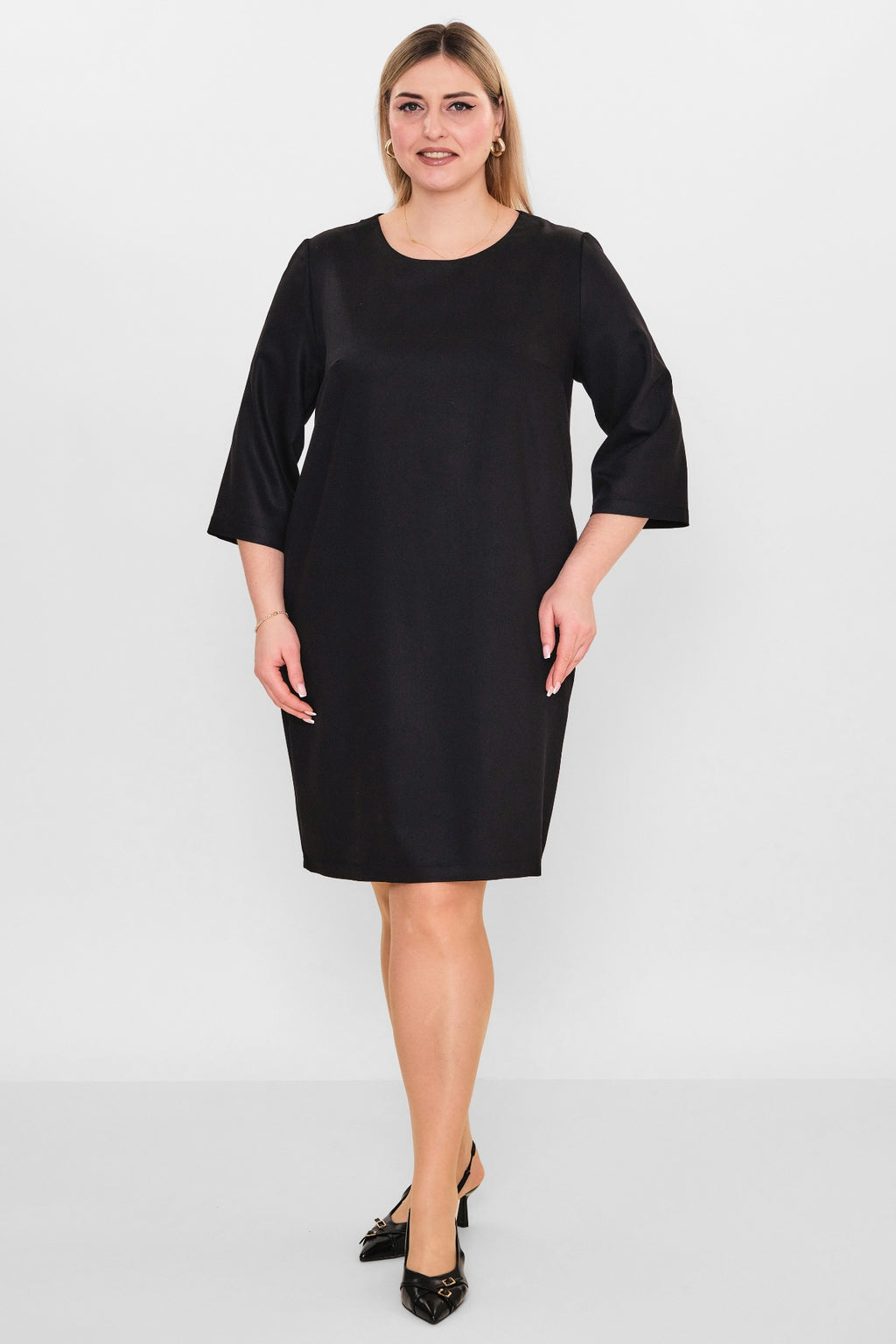 Ebberro - Plus Size Dress (EBR26Y26702BB) - 8690200108112