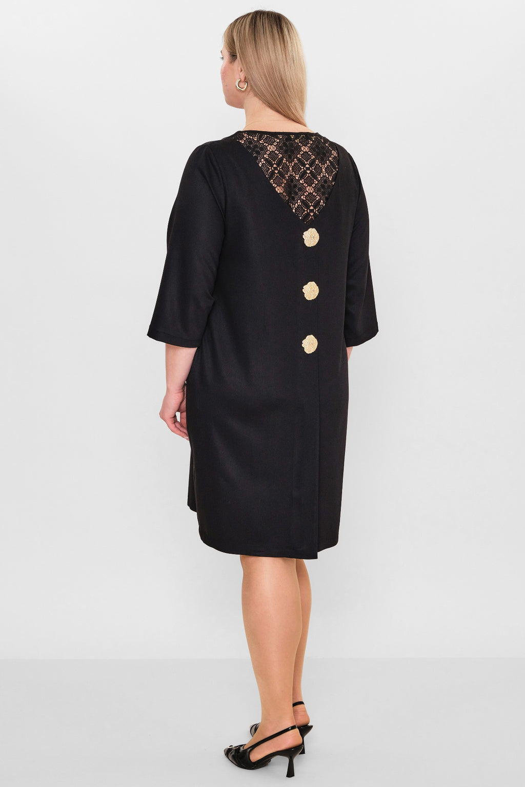 Ebberro - Plus Size Dress (EBR26Y26702BB) - 8690200108112