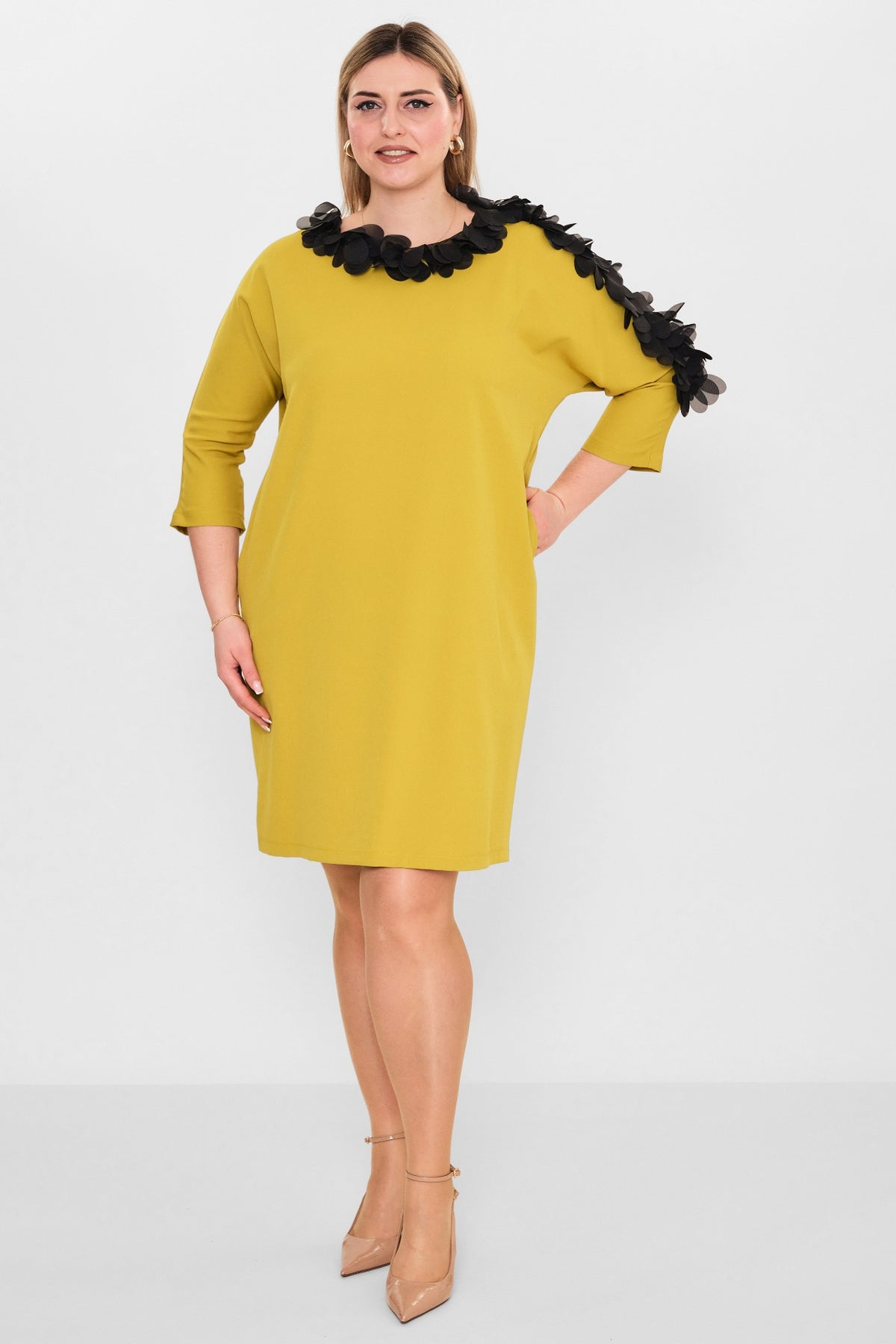 Ebberro - Plus Size Dress (EBR26Y26709BB) - 8690200108129