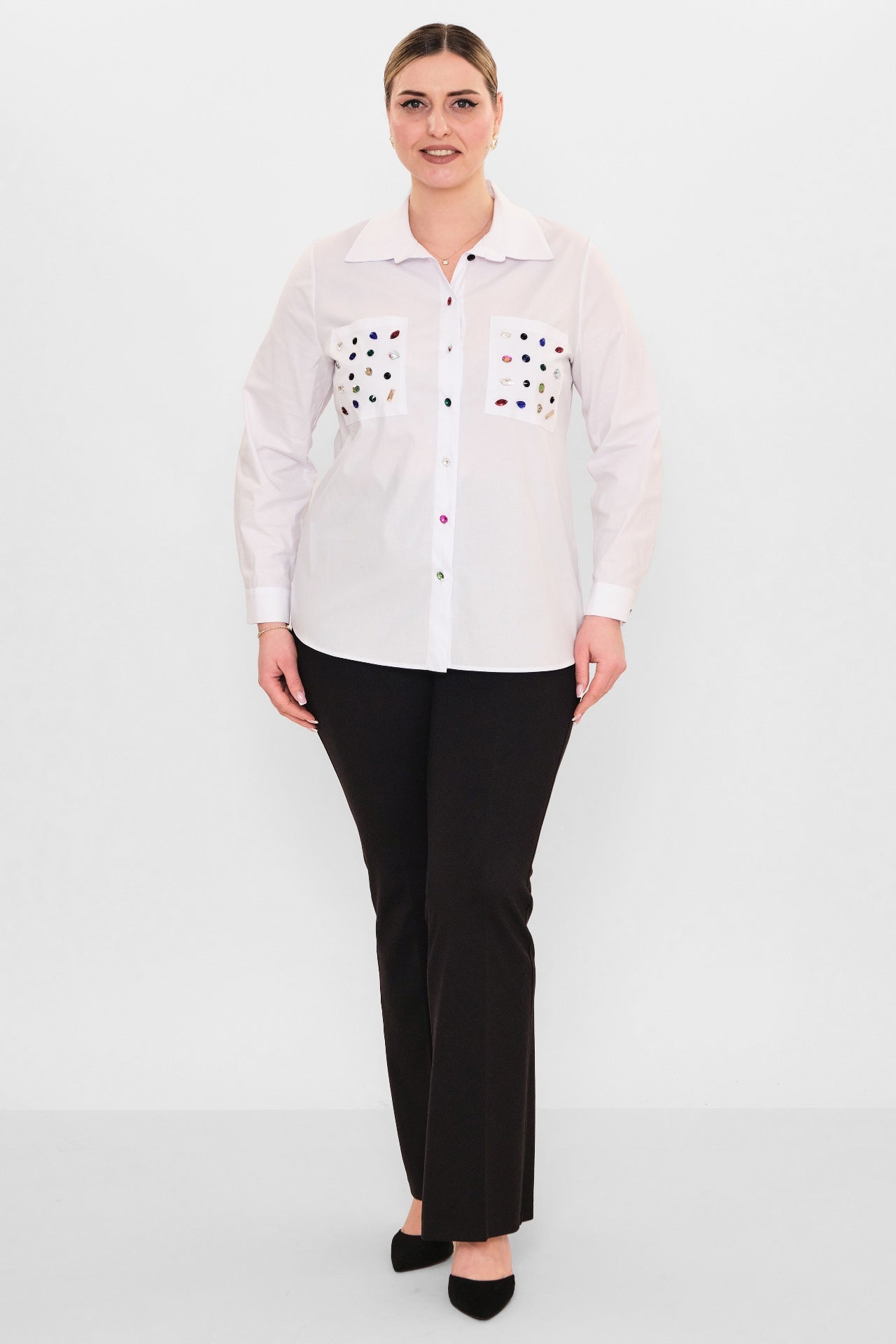 Ebberro - Plus Size Shirt (EBR26Y30326BB) - 8690200108181