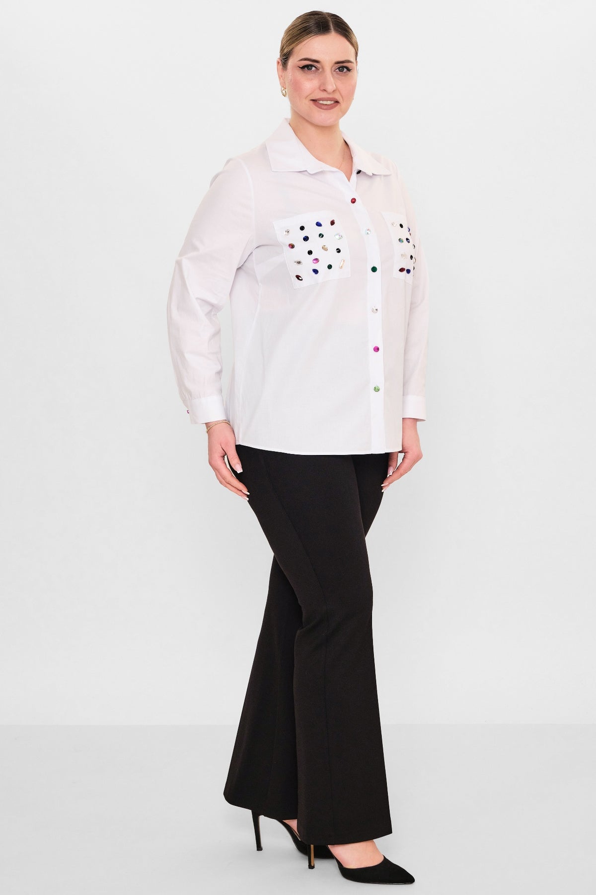 Ebberro - Plus Size Shirt (EBR26Y30326BB) - 8690200108181