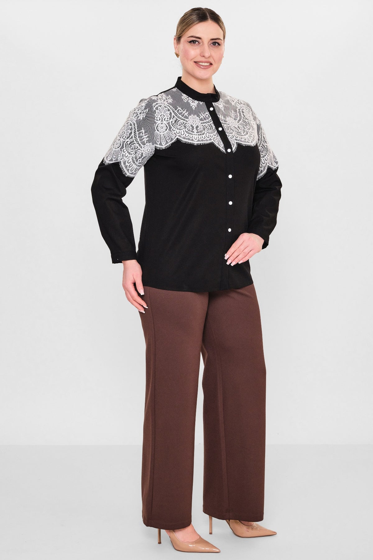 Ebberro - Plus Size Shirt (EBR26Y30626BB) - 8690200108211