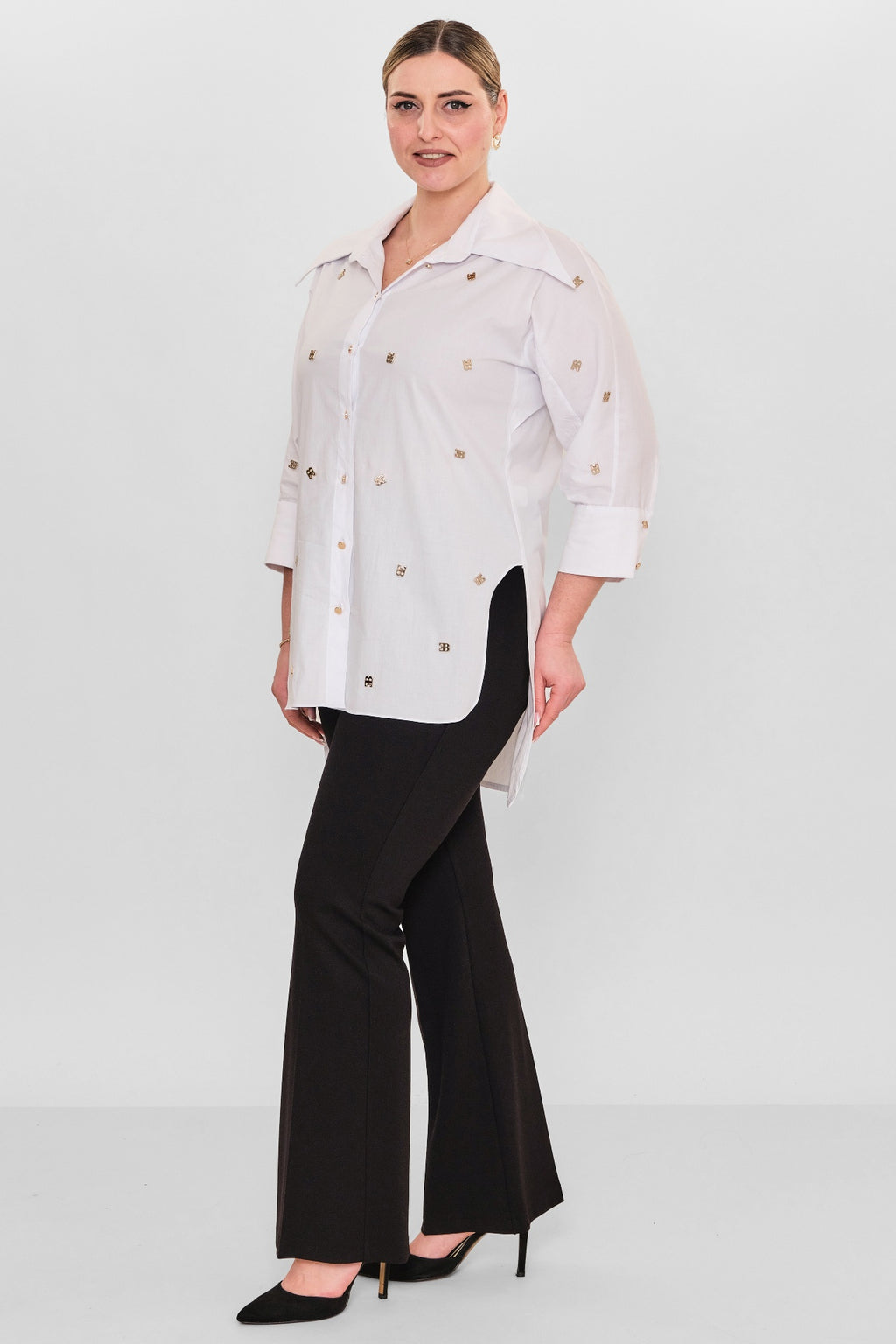 Ebberro - Plus Size Dress (EBR26Y4210BB) - 8690200108242