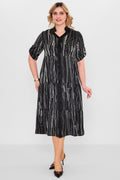 Ebberro - Plus Size Dress (EBR26Y5358BB) - 8690200108341