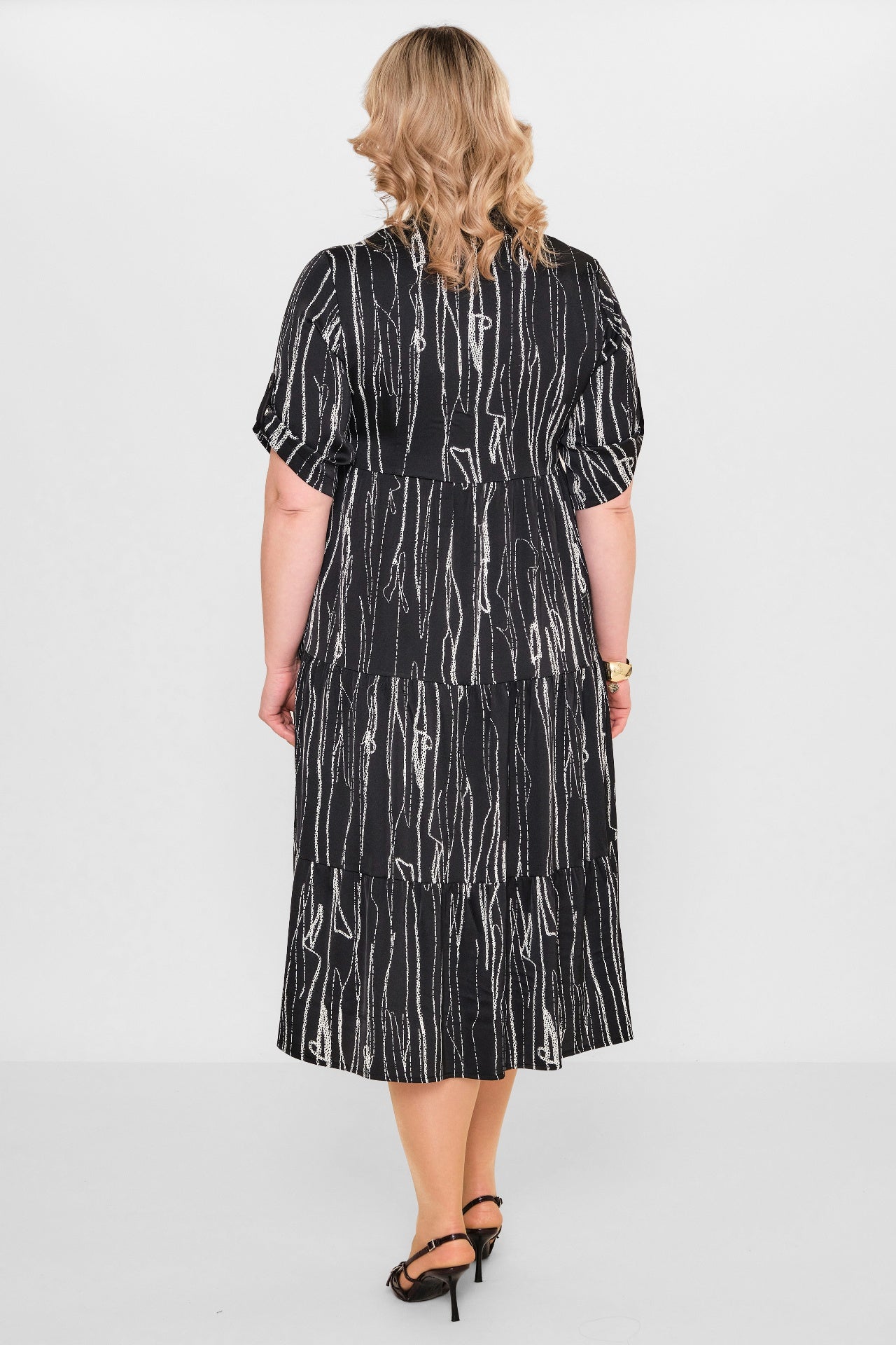 Ebberro - Plus Size Dress (EBR26Y5358BB) - 8690200108341