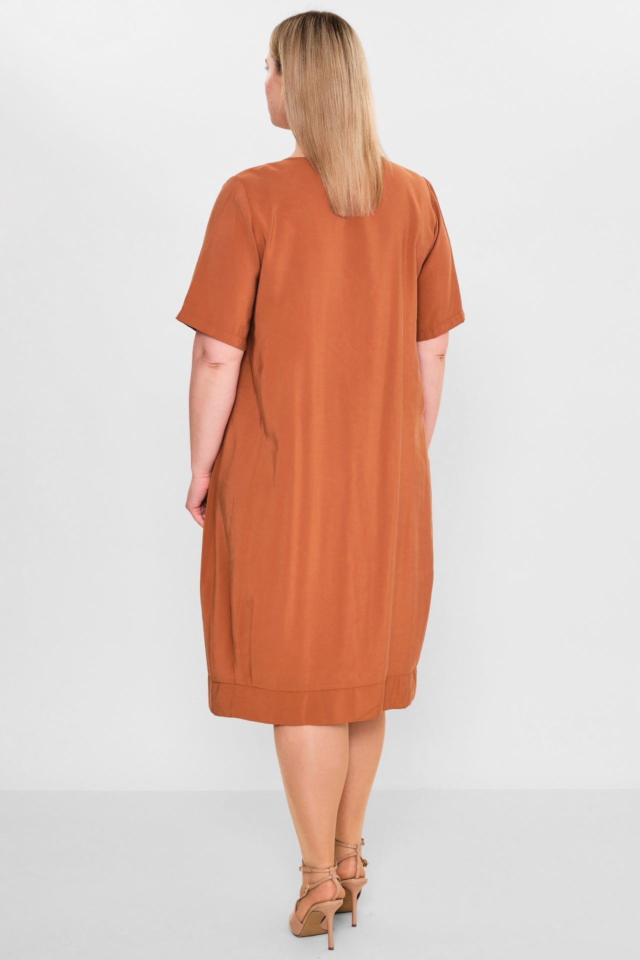 Ebberro - Plus Size Dress (EBR26Y53825BB) - 8690200108365