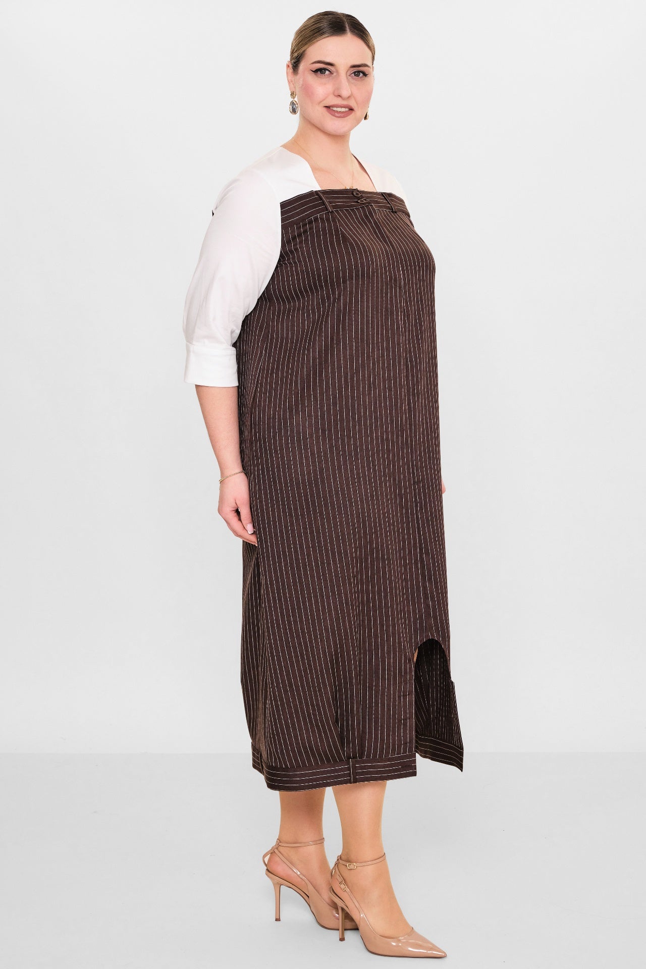 Ebberro - Plus Size Dress (EBR26Y7124BB) - 8690200108426