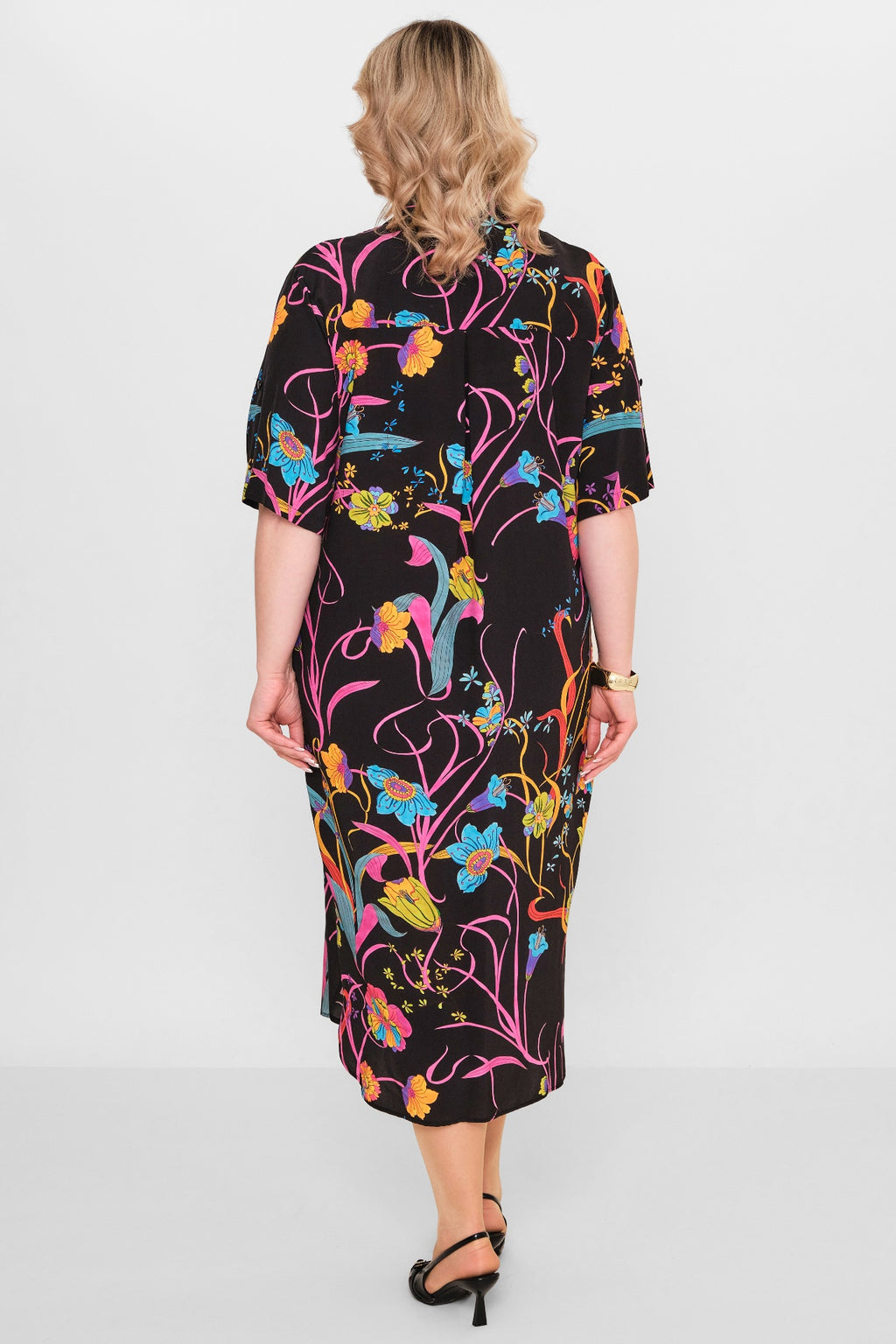 Ebberro - Plus Size Dress (EBR26Y7807BB) - 8690200108433