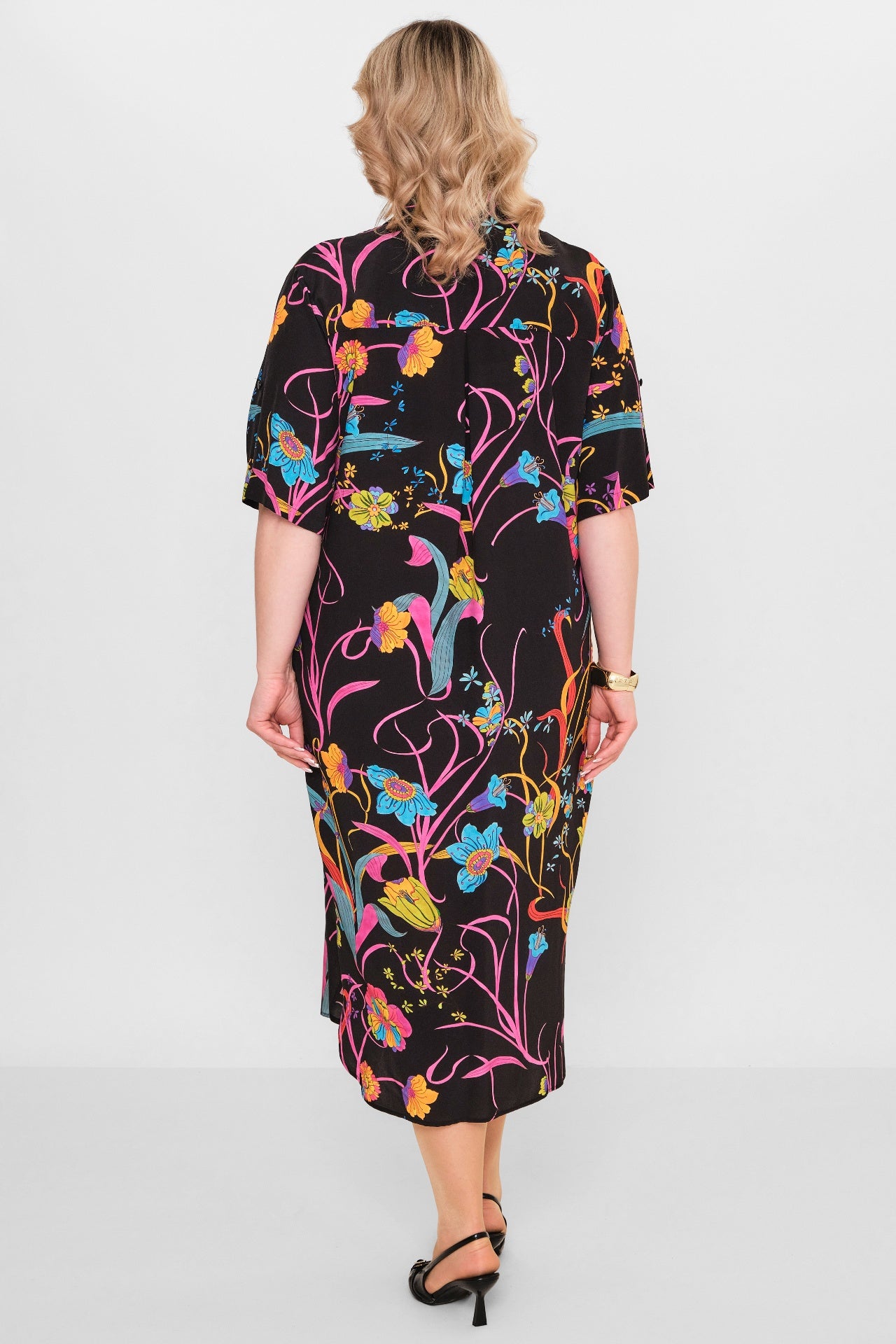 Ebberro - Plus Size Dress (EBR26Y7807BB) - 8690200108433