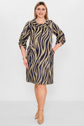 Ebberro - Plus Size Dress (EBR26Y8135BB) - 8690200108440