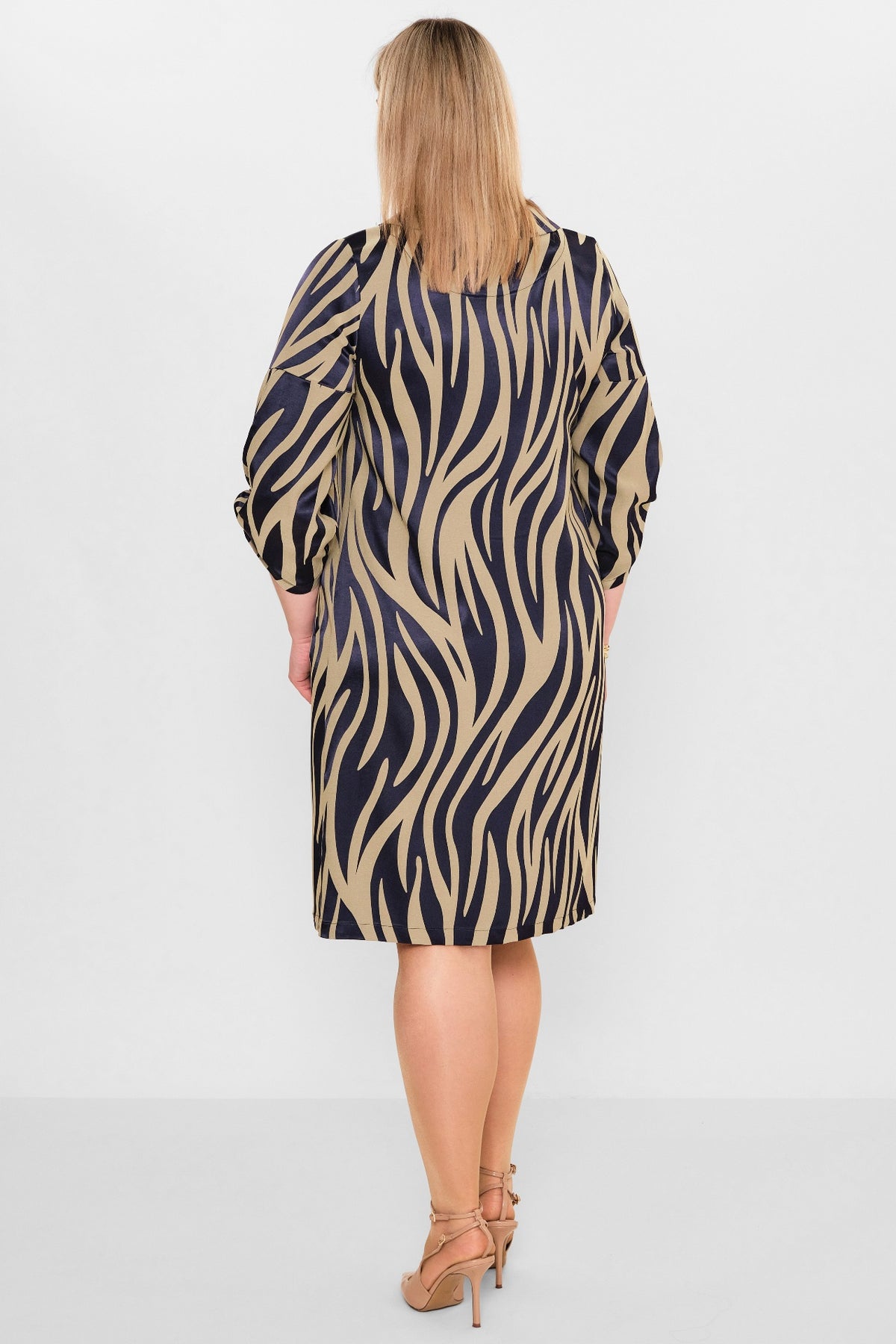 Ebberro - Plus Size Dress (EBR26Y8135BB) - 8690200108440