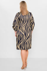 Ebberro - Plus Size Dress (EBR26Y8135BB) - 8690200108440