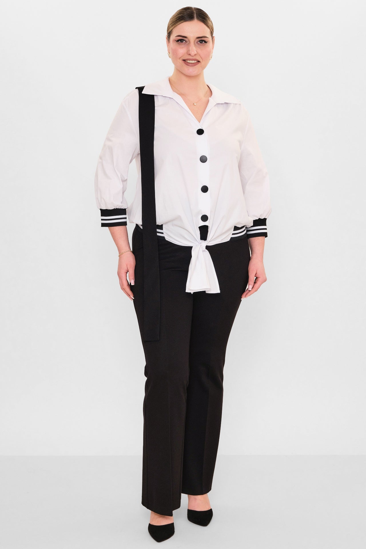 Ebberro - Plus Size Dress (EBR26Y9544BB) - 8690200108495