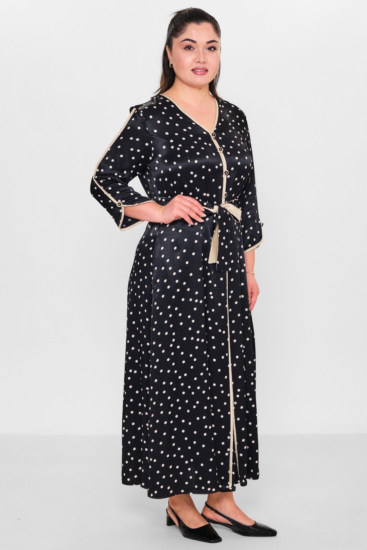 Dress port - Plus Size Dress (DSP26Y5705) - 8690200108525