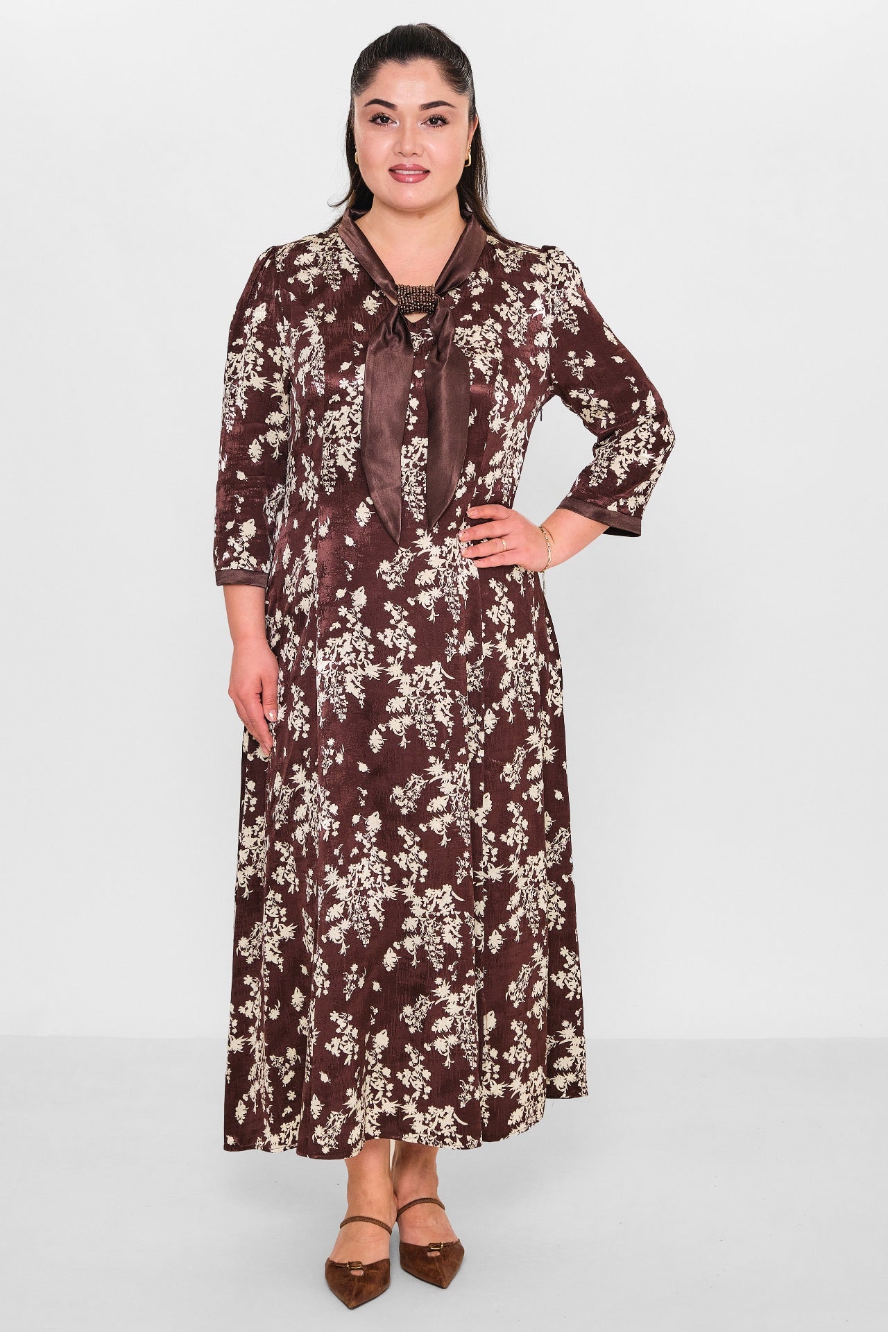 Dress port - Plus Size Dress (DSP26Y5708) - 8690200108549