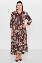 Dress port - Plus Size Dress (DSP26Y5708) - 8690200108549