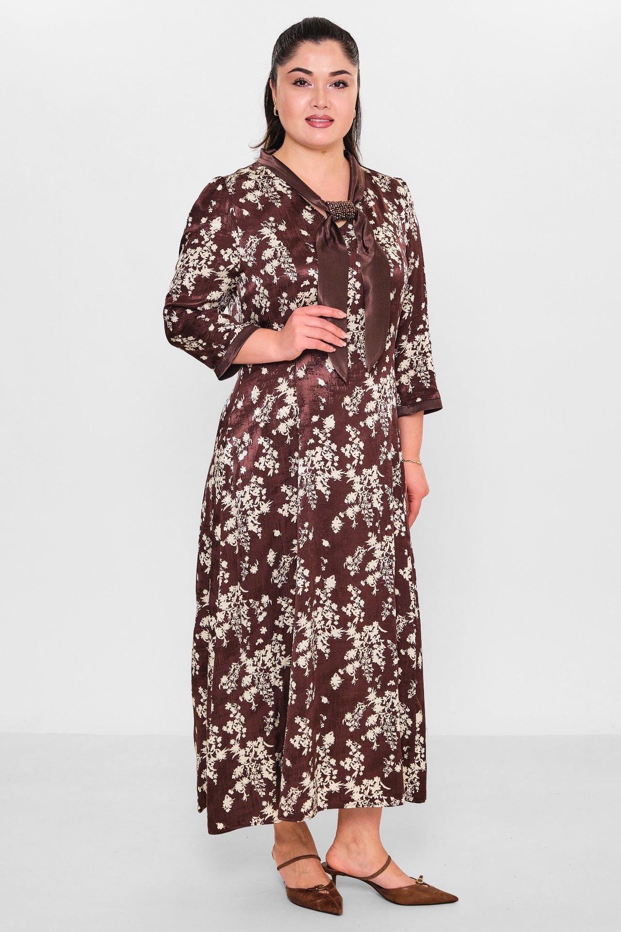 Dress port - Plus Size Dress (DSP26Y5708) - 8690200108549