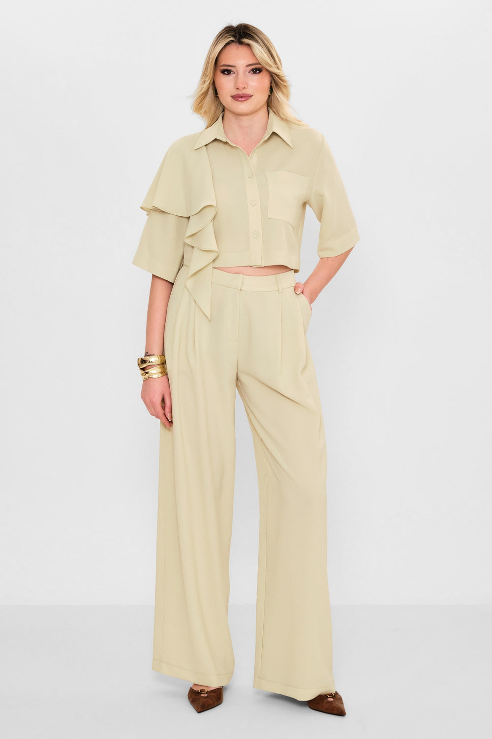 Mamulier - Plus Size Trousers (MML26Y6986) - 8690200109126