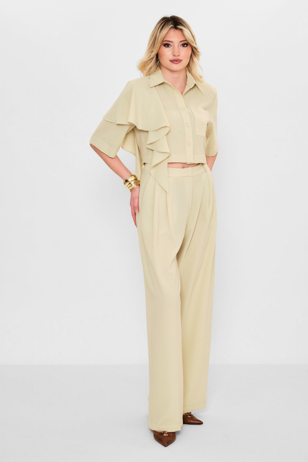 Mamulier - Plus Size Trousers (MML26Y6986) - 8690200109126