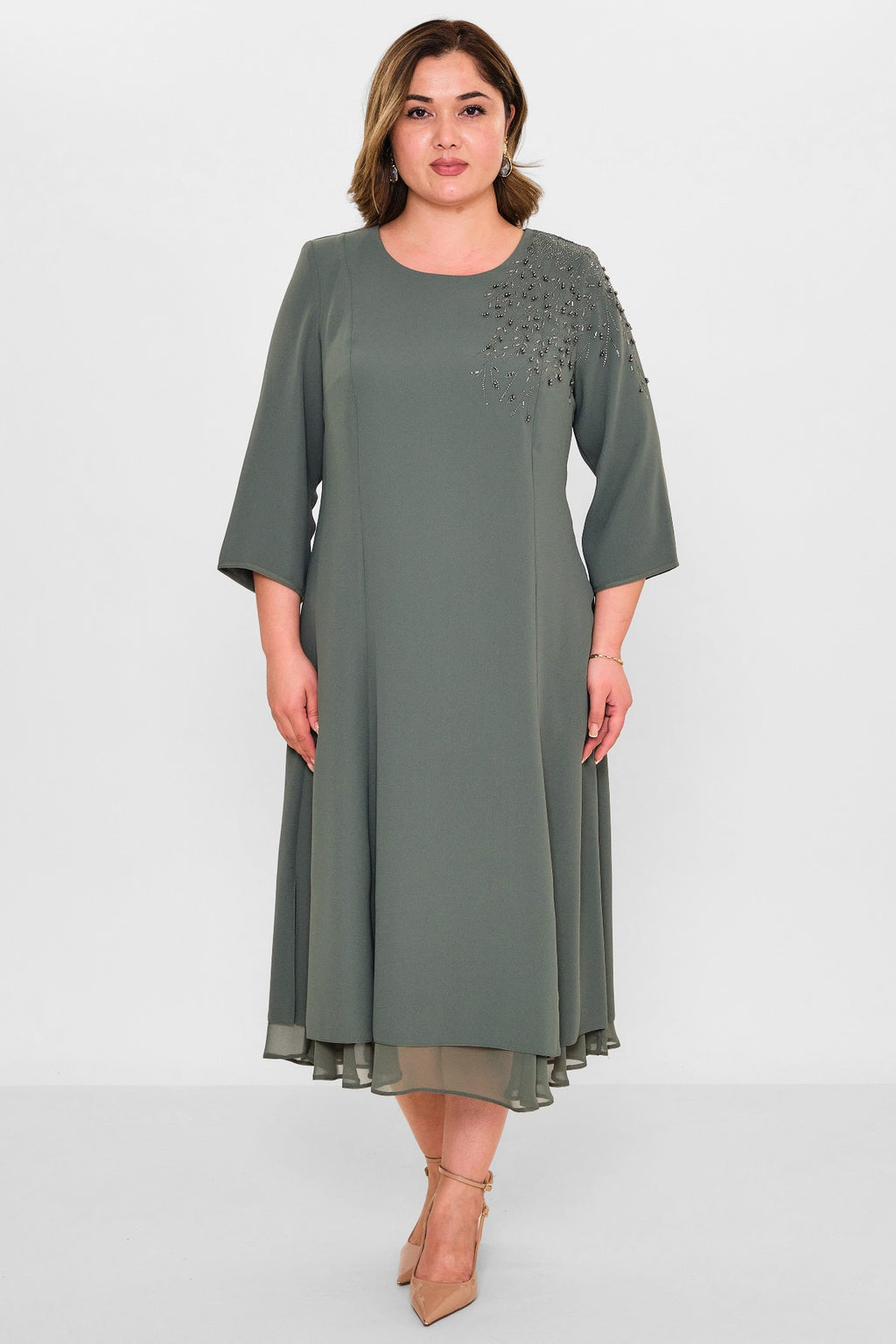 Gumanize - Plus Size Dress (GMZ2022-107-1996) - 8690200109492