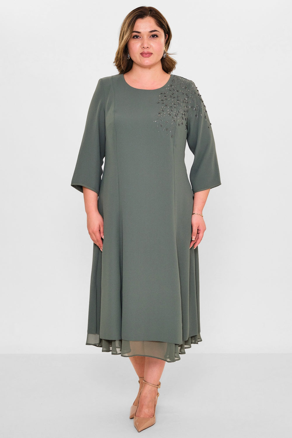 Gumanize - Plus Size Dress (GMZ2022-107-1996) - 8690200109492