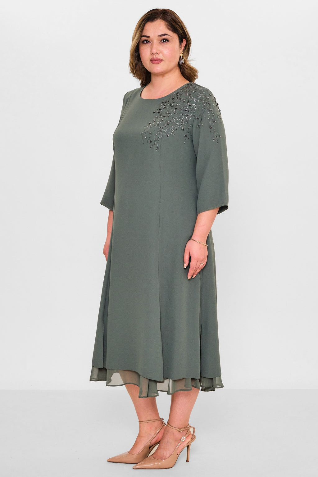 Gumanize - Plus Size Dress (GMZ2022-107-1996) - 8690200109492