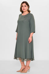 Gumanize - Plus Size Dress (GMZ2022-107-1996) - 8690200109492
