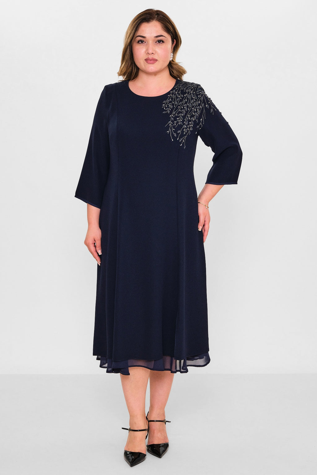 Gumanize - Plus Size Dress (GMZ2022-107-1996) - 8690200109508