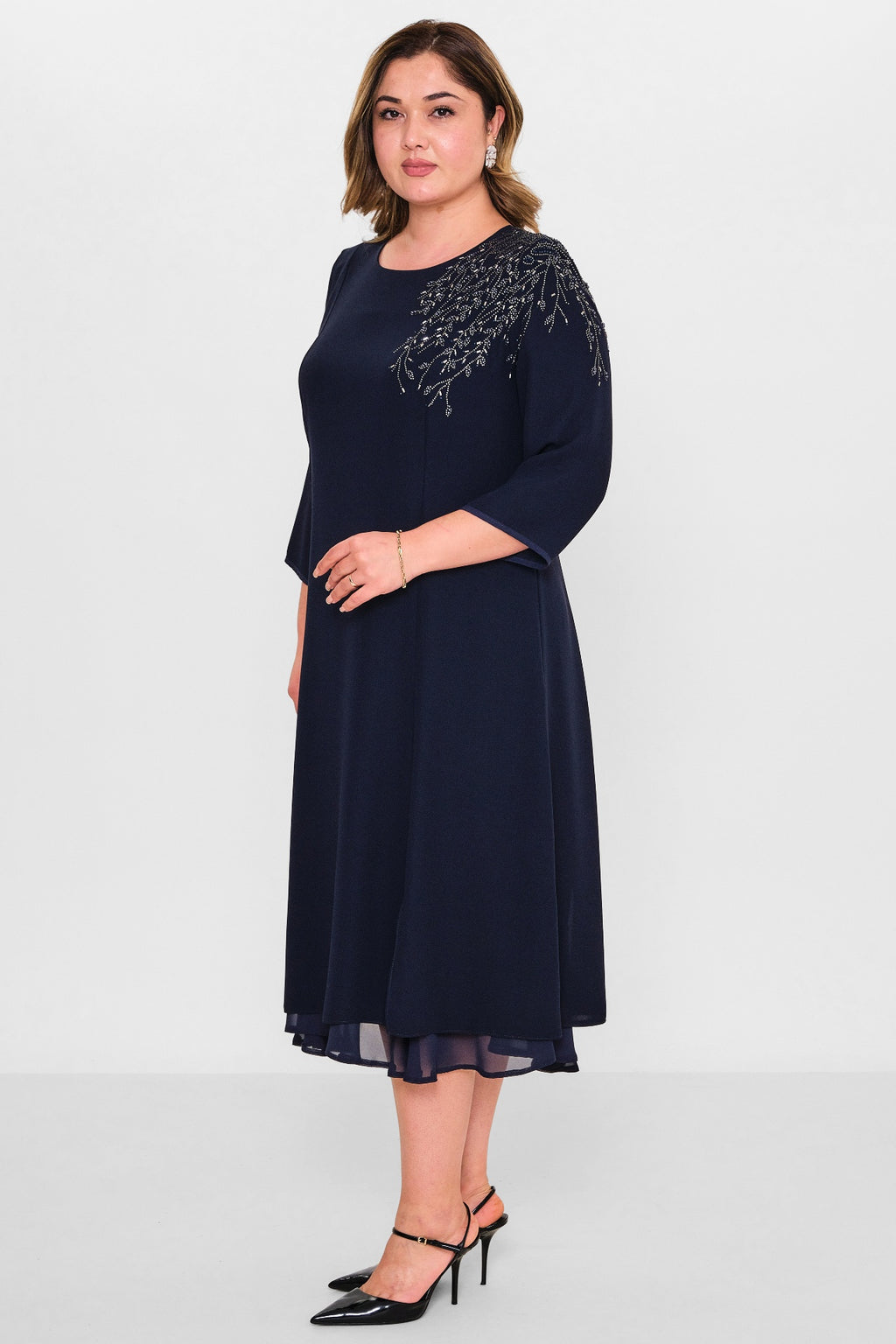 Gumanize - Plus Size Dress (GMZ2022-107-1996) - 8690200109508
