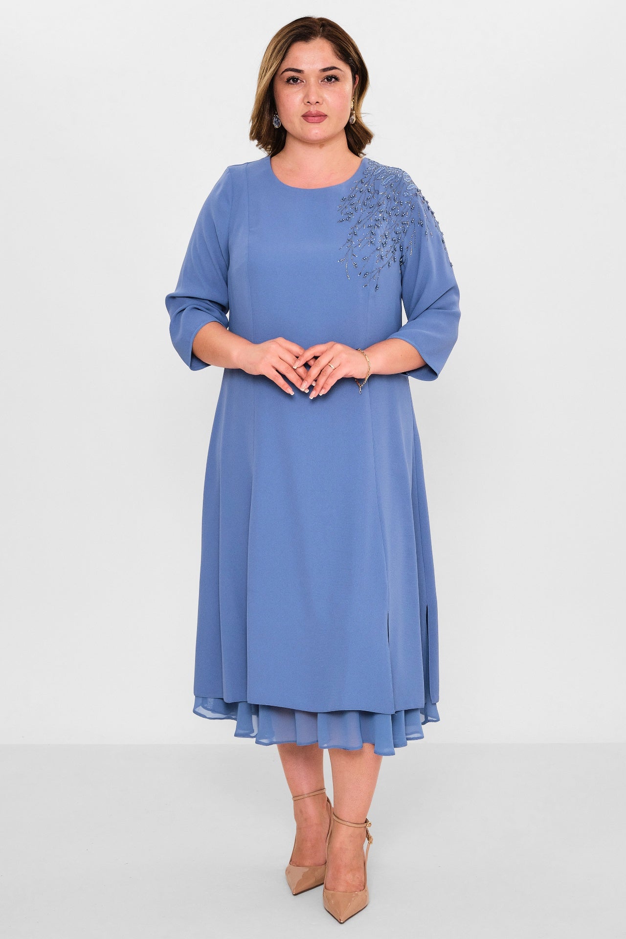 Gumanize - Plus Size Dress (GMZ2022-107-1996) - 8690200109515