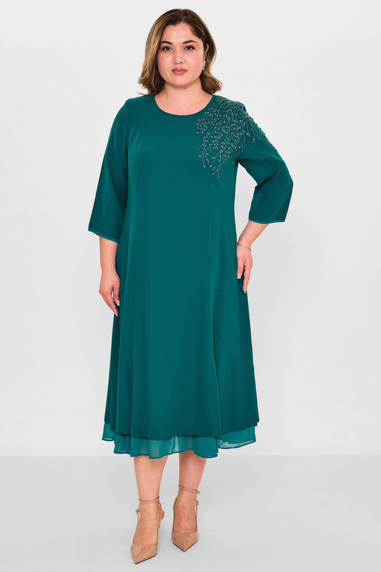 Gumanize - Plus Size Dress (GMZ2022-107-1996) - 8690200109522