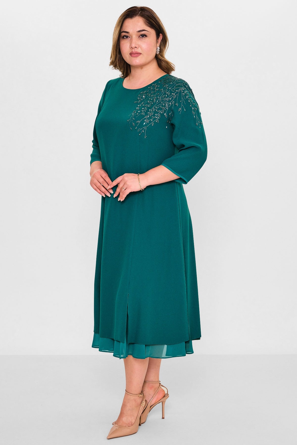 Gumanize - Plus Size Dress (GMZ2022-107-1996) - 8690200109522