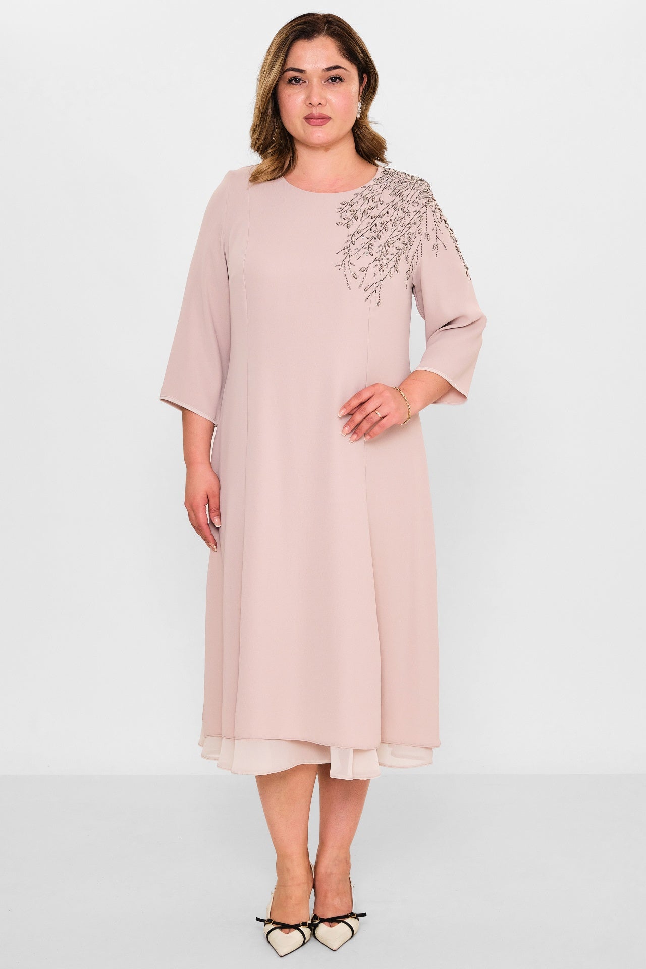 Gumanize - Plus Size Dress (GMZ2022-107-1996) - 8690200109546