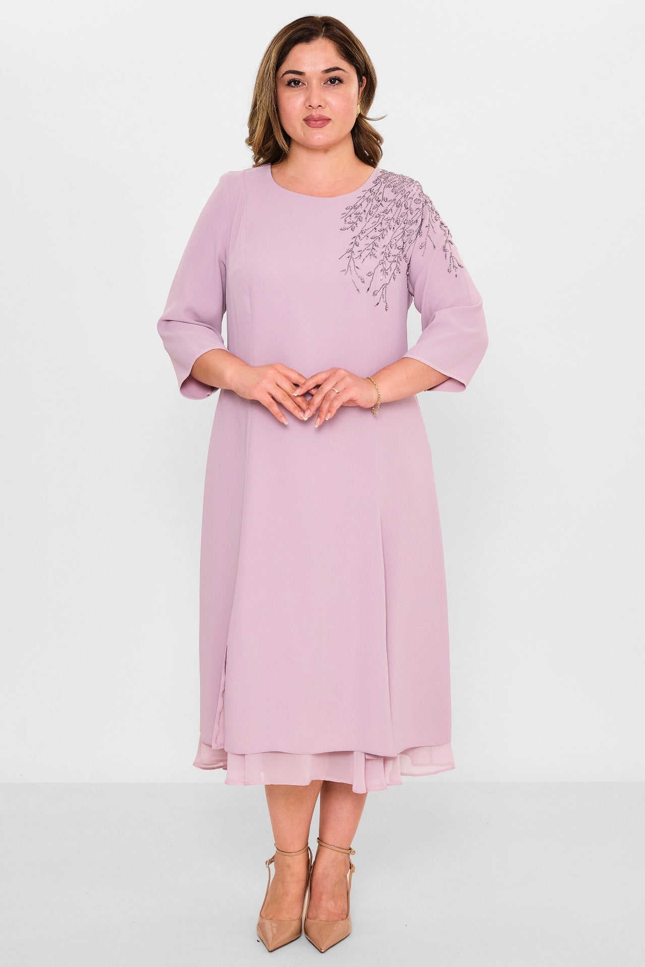 Gumanize - Plus Size Dress (GMZ2022-107-1996) - 8690200109553