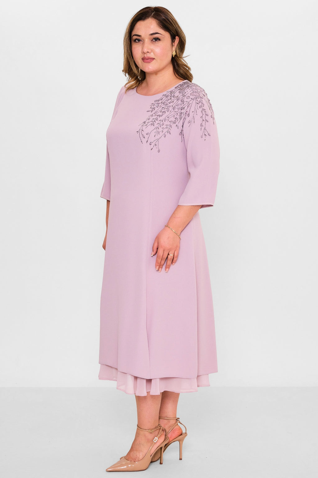 Gumanize - Plus Size Dress (GMZ2022-107-1996) - 8690200109553