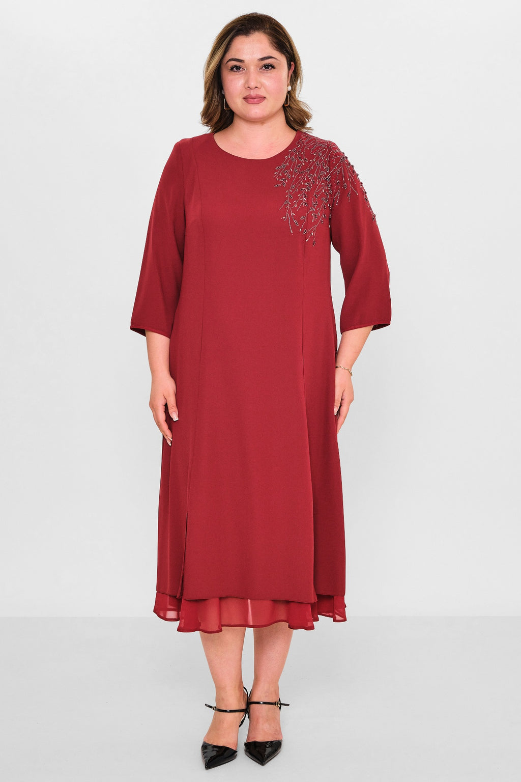 Gumanize - Plus Size Dress (GMZ2022-107-1996) - 8690200109560