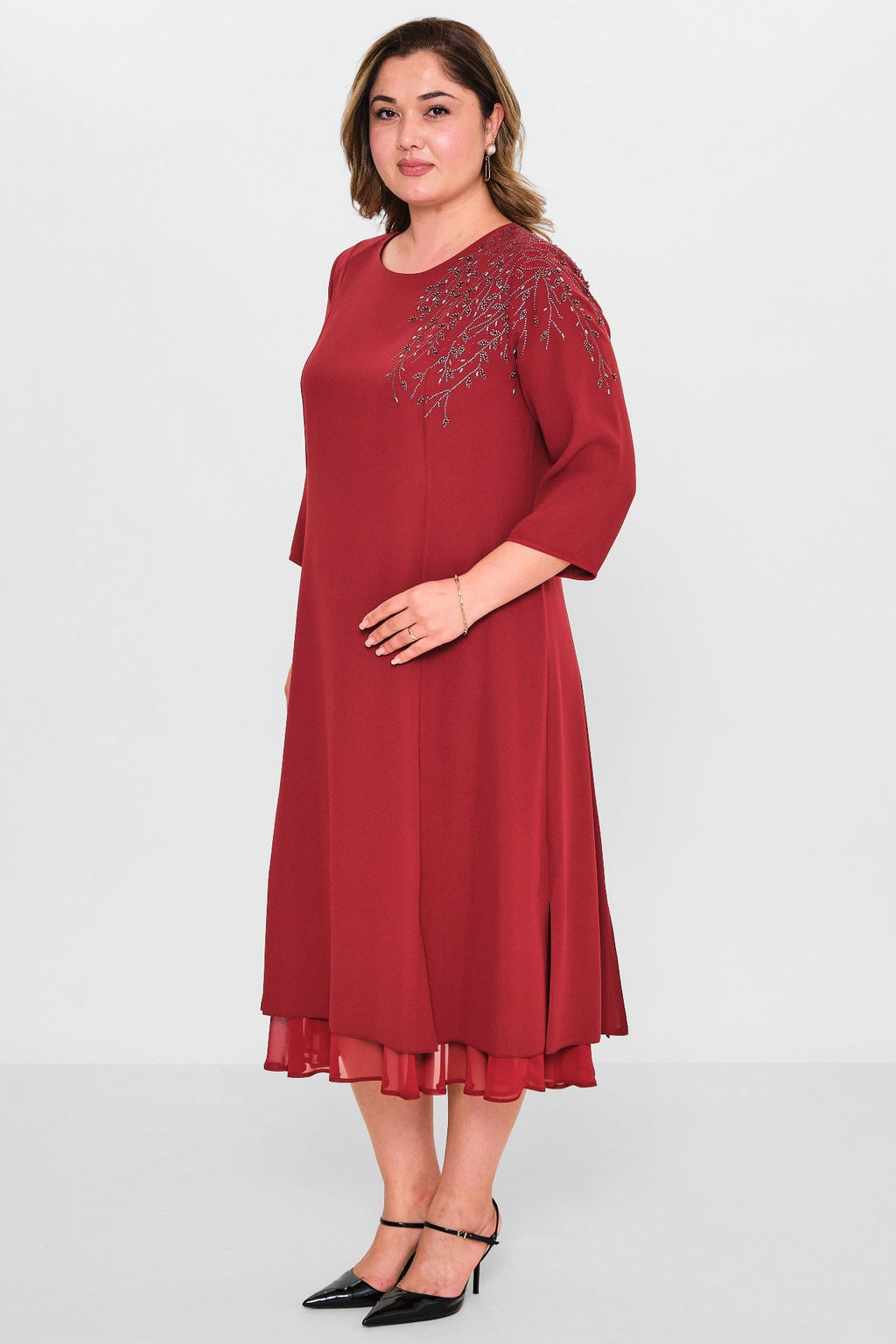 Gumanize - Plus Size Dress (GMZ2022-107-1996) - 8690200109560