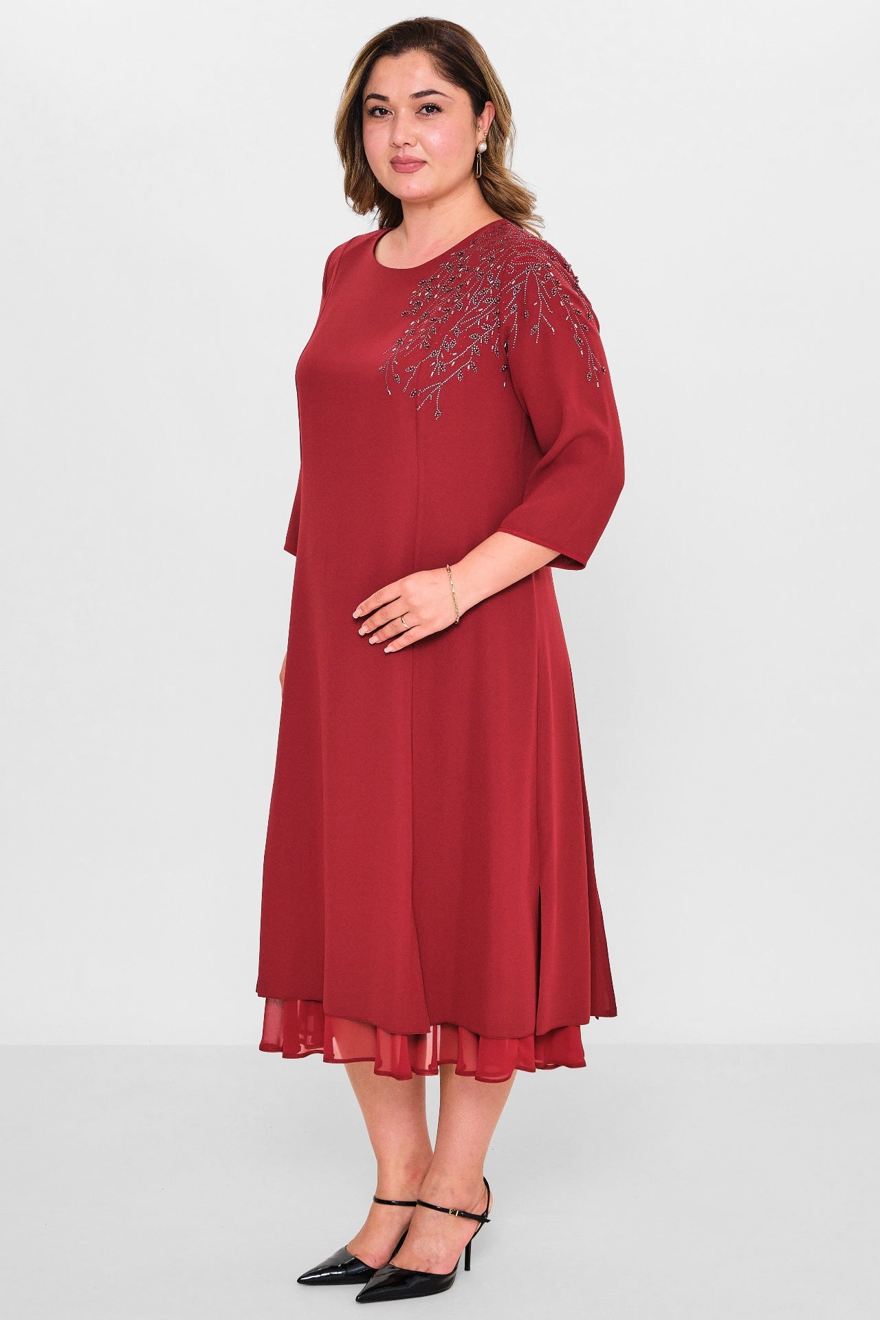 Gumanize - Plus Size Dress (GMZ2022-107-1996) - 8690200109560