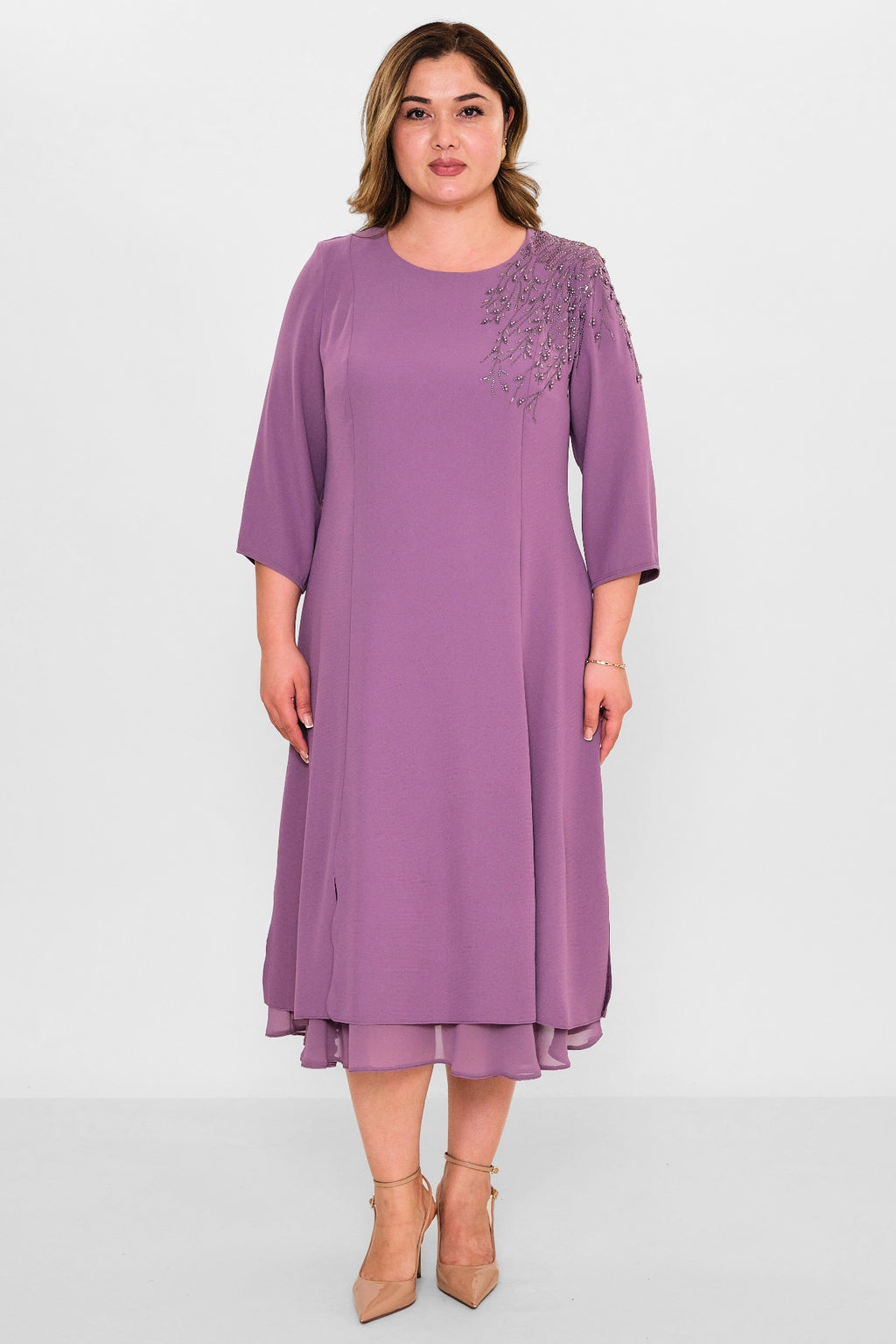 Gumanize - Plus Size Dress (GMZ2022-107-1996) - 8690200109577