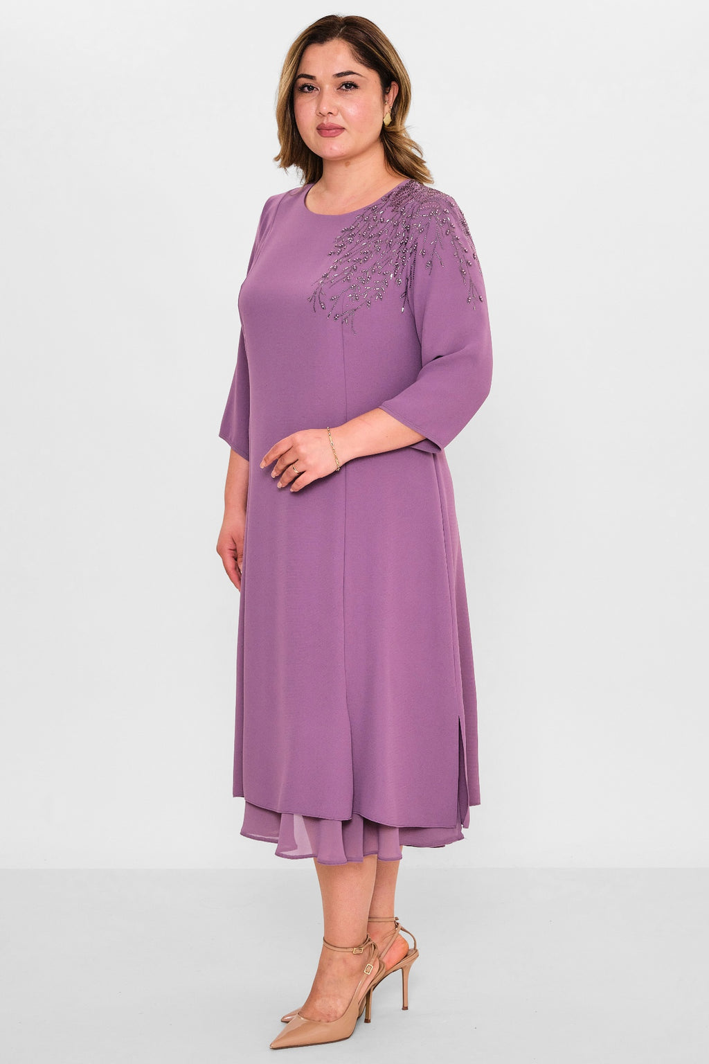 Gumanize - Plus Size Dress (GMZ2022-107-1996) - 8690200109577
