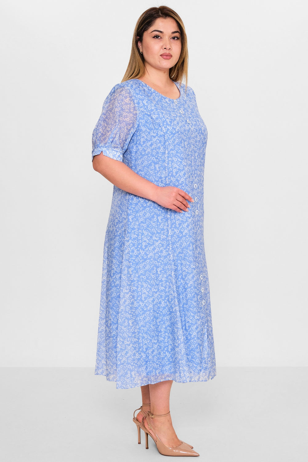 Gumanize - Plus Size Dress (GMZ2025-1037-7770) - 8690200109584