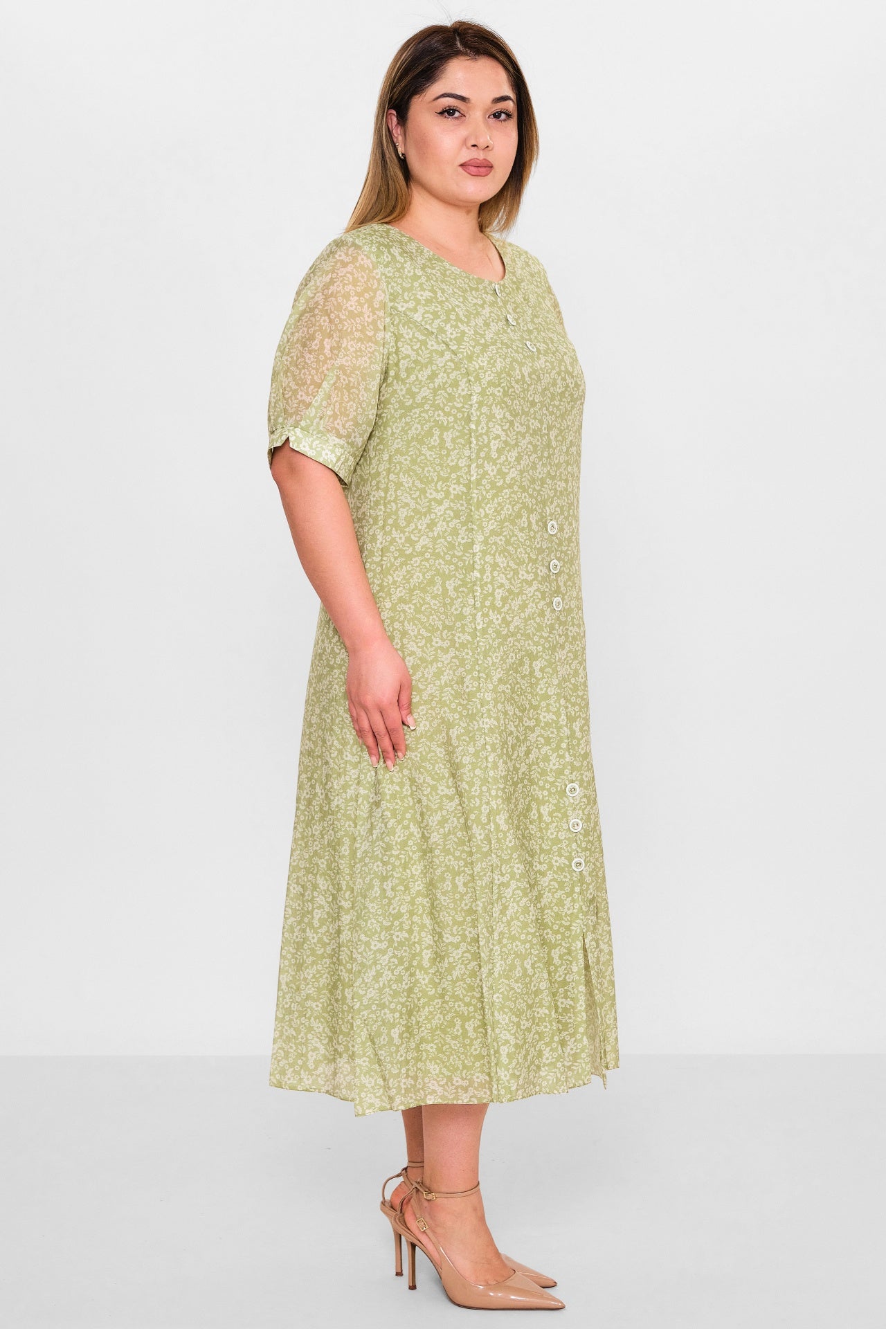 Gumanize - Plus Size Dress (GMZ2025-1037-7770) - 8690200109591
