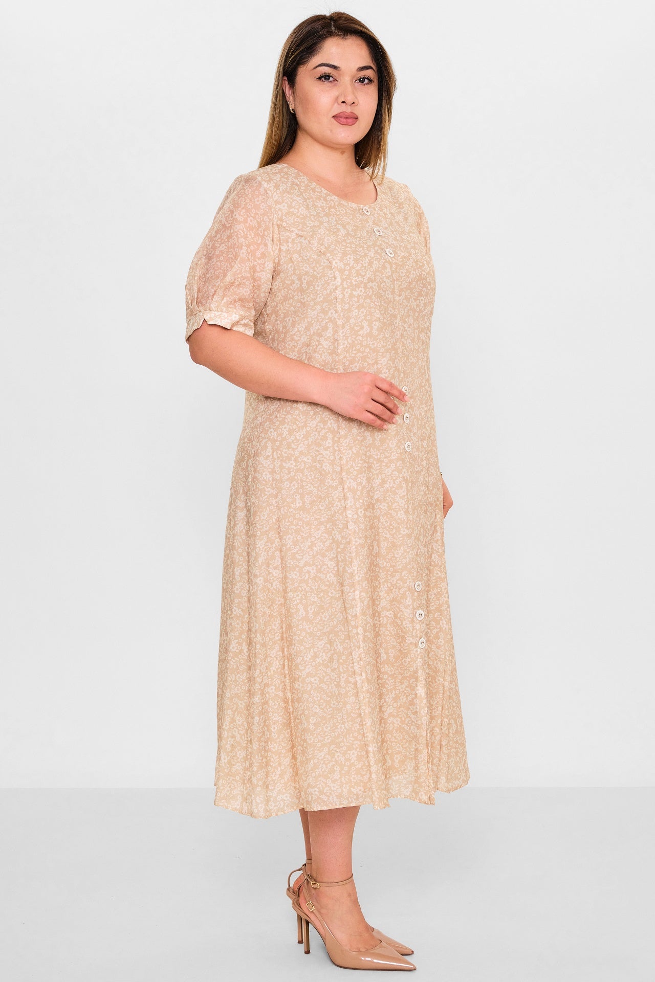 Gumanize - Plus Size Dress (GMZ2025-1037-7770) - 8690200109607