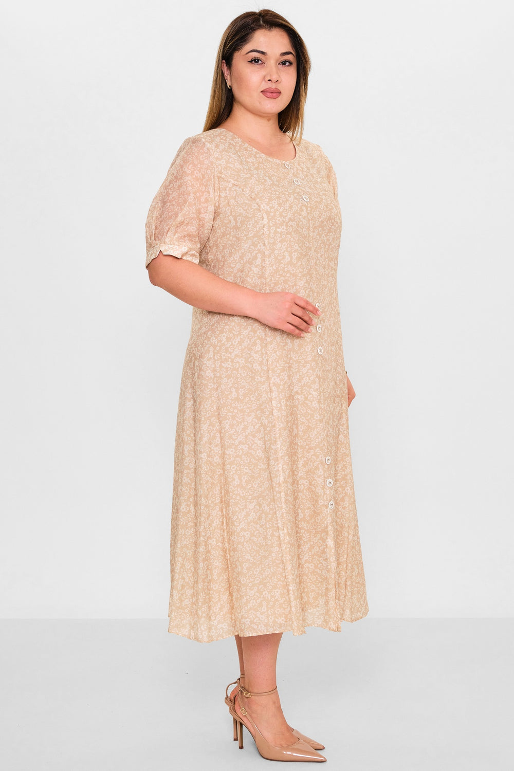 Gumanize - Plus Size Dress (GMZ2025-1037-7770) - 8690200109607