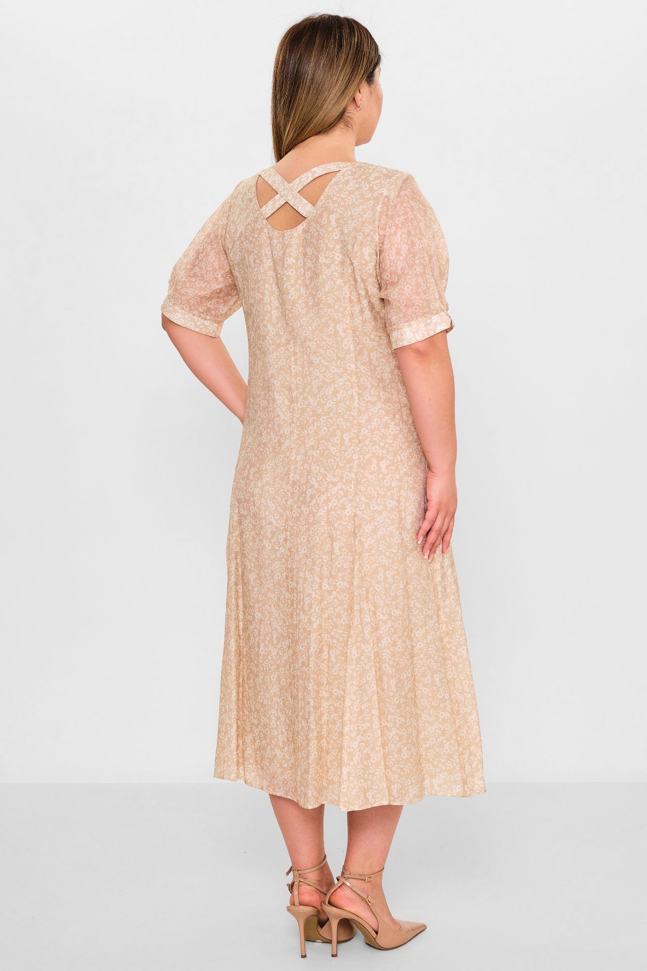 Gumanize - Plus Size Dress (GMZ2025-1037-7770) - 8690200109607