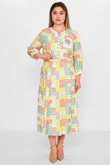 Gumanize - Plus Size Dress (GMZ2025-1094-7619) - 8690200109614
