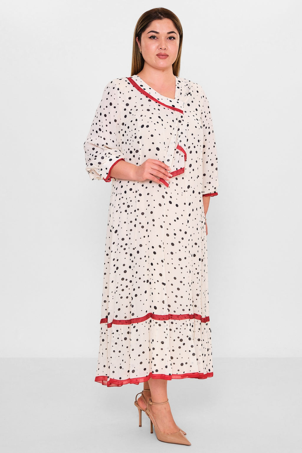 Gumanize - Plus Size Dress (GMZ2025-711-7477) - 8690200109669