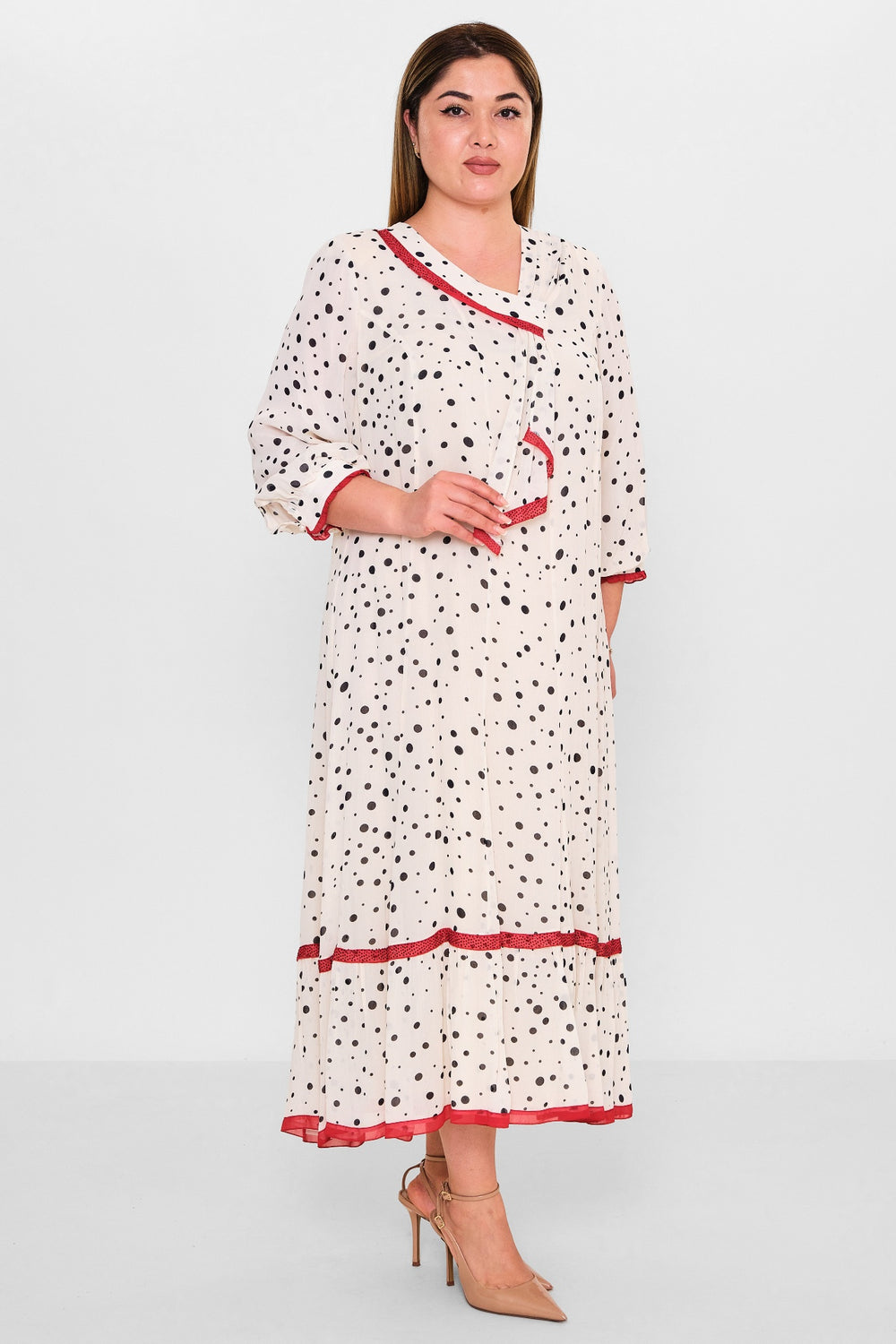Gumanize - Plus Size Dress (GMZ2025-711-7477) - 8690200109669
