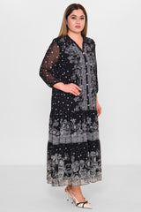 Gumanize - Plus Size Dress (GMZ2025-773-7675) - 8690200109683